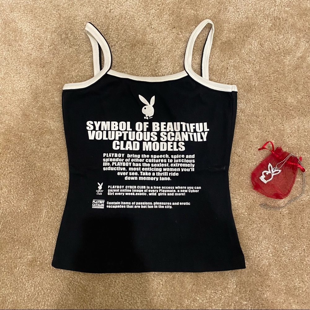 PLAYBOY Tanktop Brand New with tags, From Japan. Japan size M = US size XS/S